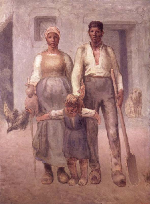 Jean Francois Millet The Peasant Family oil painting image